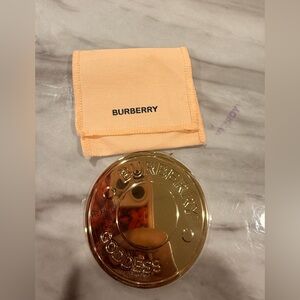 Burberry Gold Compact with Peach Case
